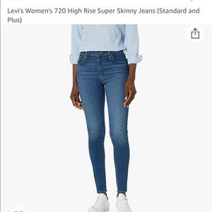 Levi’s 720 High Rise Super Skinny